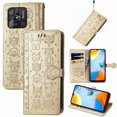 thumbnail image 1 of Funda Cartera FOXDOCK para XIAOMI Redmi 10C , Flip PU con Relieve de Gatos y Perros, Tarjetero y Soporte, 1 of 6
