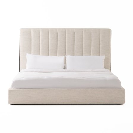 Modrest Valhalla - Eastern King Contemporary White Bed