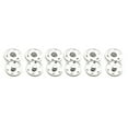 thumbnail image 1 of serony 100 Pairs/10 Pairs Clothes Snap Buttons Fastener Adornment Dress Accessory Transparent Invisible Crafts DIY Button Silver white/8.0mm, 1 of 6