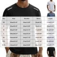 thumbnail image 2 of JTSRKL Men's Summer Ice Silk Athletic T-Shirt Cooling Breathable Quick Dry Tops Short Sleeve Running Training Sports Casual Muscle Tees Gray XXL, 2 of 6