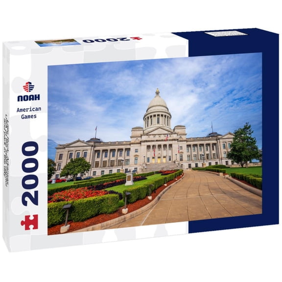 Noah Jigsaw Puzzle Little Rock, Arkansas, USA at the state capitol and park in the day 2000 pieces