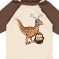 thumbnail image 4 of Inktastic Easter Velociraptor with Bunny Ears Boys or Girls Long Sleeve Baby Bodysuit, 4 of 5