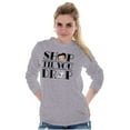 thumbnail image 5 of Betty Boop Shop till You Drop Funny Women's Long Sleeve T Shirt Brisco Brands L, 5 of 6