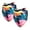 Multi-colored 3, variant on PhooArto Water Lotus Root Pattern Dog Bandanas, 2 Pack Soft Washable Pet Scarf Triangle for Large Dogs Puppies and Cats