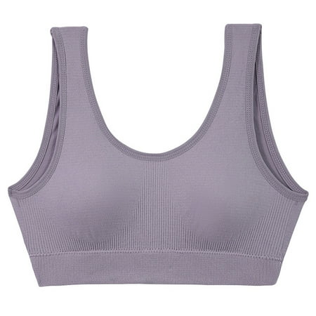 Minimizer Bras for Women Women Back Wrap Chest Without Steel Ring Gathering Bra Versatile Anti Glare Yoga Sports Bra Push Up Bras for Women(Size:L)