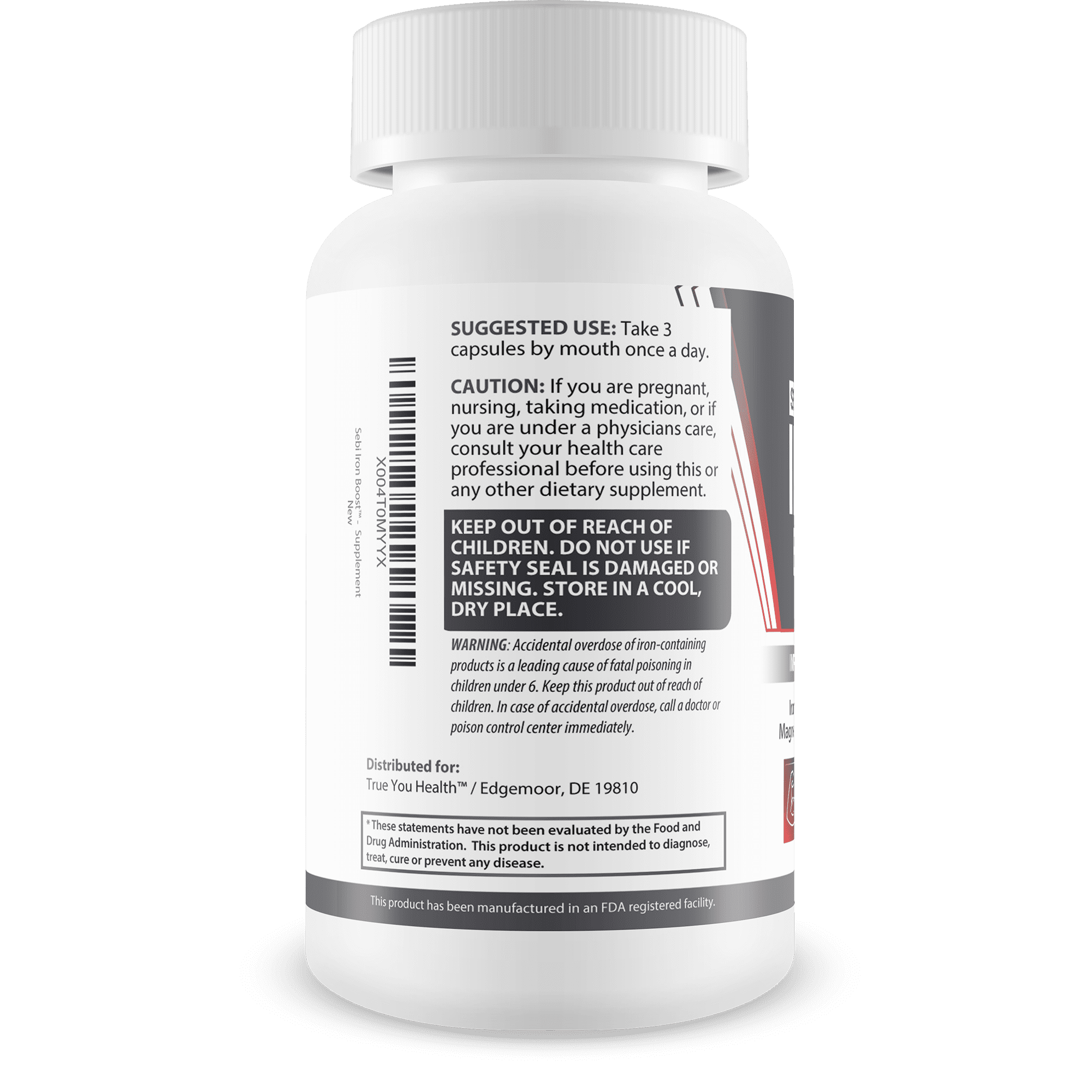 Sebi Iron Boost - Our Best Iron Boost Supplement - Iron Boost Capsules