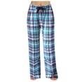 thumbnail image 2 of Pntutb moda mujer cuadros estampado Casual bolsillo cintura elástica pantalones largos Pntutb Pntutb-4134, 2 of 5