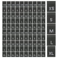 thumbnail image 2 of Minkissy 500pcs Black Polyester Clothing Size Labels for Bags and Apparel Accessories, 2 of 11