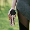 thumbnail image 6 of Lsque Polka Dot Pattern Water Bottle,18oz Sports Insulated Kettle for Cycling Gym Basketball Outdoor, Suitable as a Present, 6 of 7