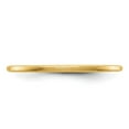 thumbnail image 5 of Auriga Fine Jewelry 10K Yellow Gold 1.2mm Half Round Satin Stackable Band for Women Size 9.5, 5 of 6