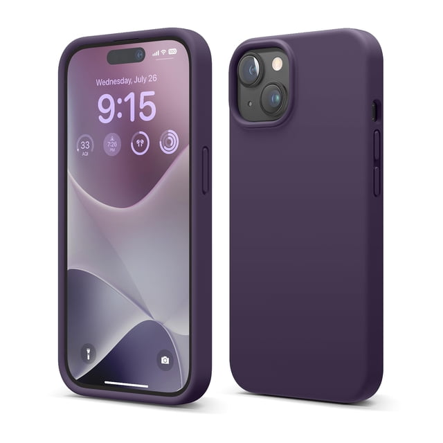 Funda de teléfono Elago compatible con iPhone 15 de silicona líquida