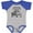 Baseball Heather and Royal, variant on Inktastic So I'm Little, but I'm Gonna Be a Big Sister Girls Baby Bodysuit