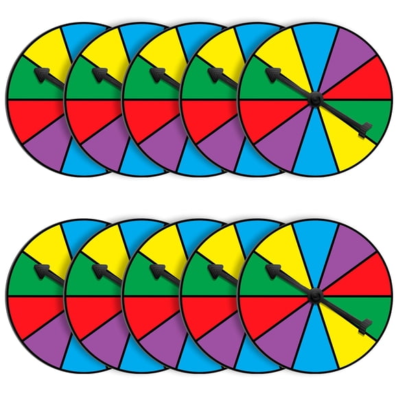 Game Spinner Wheel Chivao, 10 juegos con tablero de matemáticas borrable