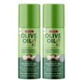 thumbnail image 1 of ORS Aceite de oliva nutritivo spray de brillo impregnado con coco para un brillo restaurador sin alcohol, 2 onzas (paquete de 2), 1 of 1