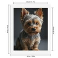 thumbnail image 2 of Paint By Numbers Kit for Adults Beginner - Small Dog Portrait Cute Ears DIY Canvas Painting Kits for Adults, Frameless Paint By Number for Adults for Home Wall Decor 16x20 Inch, 2 of 7