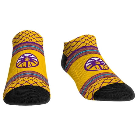 

Rock Em Socks Los Angeles Sparks Net Striped Ankle Socks