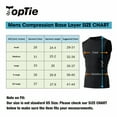 thumbnail image 2 of TopTie Mens Compression Sleeveless Base Layer, Athletic Workout T-Shirt-White-M, 2 of 7