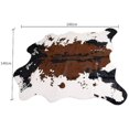 thumbnail image 4 of Faux Fur Cow Print Rug, 140 X 160 Cm Cute Animal Print Faux Cowhide Mats Carpets For Decorating Home, Under Coffee Table, Cowboy-themed Nursery, Jungl, 4 of 5
