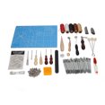 thumbnail image 2 of Herramientas De Cuero, Hecho A Mano, Bricolaje, 5 Colores, Hilo De Cera, Herramientas De Artesanía De Cuero Portátiles, Registro De Acero Inoxidable, Todo En Uno Para Estampar, 2 of 8
