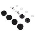 thumbnail image 3 of Cymbal Replacement Accessories, Height Positioning 12Pcs Hi Hat  Felt Improve Sound Quality Standard Size With Base Wing Nuts Washer For Most Drum Kits Black, 3 of 8