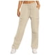 thumbnail image 1 of Pantalones de chándal anchos con forro polar para mujer - Pantalones de yoga de cintura alta con bolsillos - Poliéster - Tallas S-XXXL, 1 of 8
