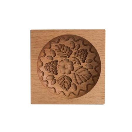 

KKCXFJX Hot Gifts Wood And Mould Wood Carving Mould Cutting Mould Making Mould Gingerbread Mould Pinecone (egg) Mould