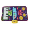 thumbnail image 1 of Music Play Mat, Children Music Mat Jazz Drums Multi Player Early Education  For Travel, 1 of 8