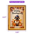 thumbnail image 5 of Happy Thanksgiving Siamese Welcome Thankful Fall Autumn Pumpkin Acrylic Plaque with Wood Photo Frame Box Cat Lover Kitten Owner Gifts Light Box - 02021, 5 of 5