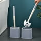 thumbnail image 1 of Cepillo de baño para el hogar sin esquinas muertas, mango largo, cerdas suaves, cepillo para limpiar el suelo, juego de limpieza para baño, cepillo de baño, 1 of 6