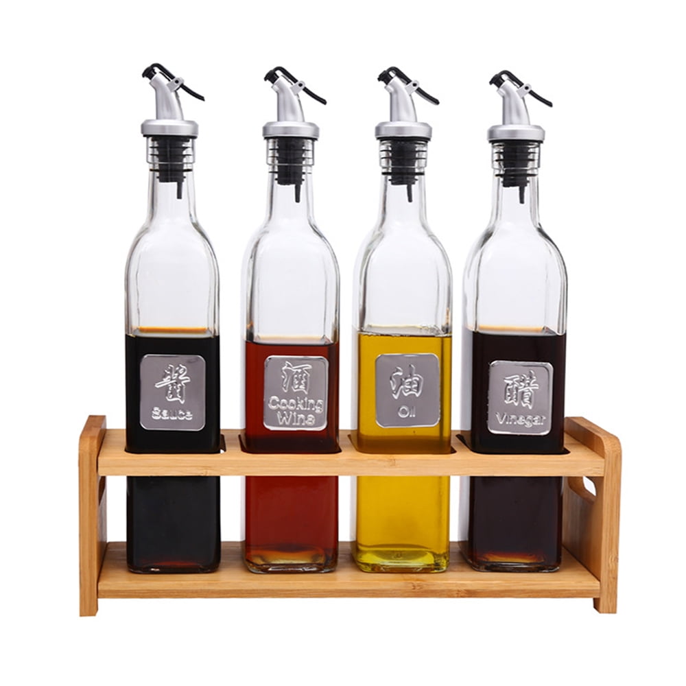 Cooking Supplies Leak-proof Oil Vinegar Sauce Bottle Storage Kitchen Dispenser 