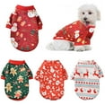 thumbnail image 4 of Newway Christmas Dog Sweaters Soft Warm Fleece Pet Clothes Puppy Clothing for Small Dogs Winter Outfit for Chihuahua Yorkies, 4 of 5