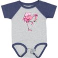 thumbnail image 3 of Inktastic Flamingo Ballerina in Tutu and Ballet Toe Shoes Boys or Girls Baby Bodysuit, 3 of 5