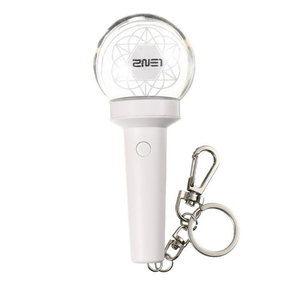 KPOP Lightstick Keychain, Kpop Merch Merchandise Mini Light Stick Pendant for Bag Light Colour and Speed Adjustable Fans Gift Collection(Built-in battery)