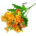 thumbnail image 6 of Artificial Daisy Flowers 28 Heads Fake Wildflowers Artificial Orchid Silk Cloth Flower 6 Pack, 6 of 8