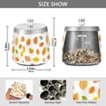 thumbnail image 2 of Yayeee Ashtray with Lid for Cigarette Smokeless Stainless Steel Home Ash Holder, Yellow Leaves, 2 of 7