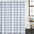 thumbnail image 2 of Ocean Blue Fish Shower Curtain, Waterproof Shower Curtains for Bathroom, Summer Fishing Coastal Nautical Simple Washable Fabric Bathtub Curtain Set Bath Decor with 12 Hooks Stall 36"x72", 2 of 8