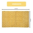 thumbnail image 2 of Home Weavers Beehive Modern Collection Living Room Rug, Machine Washable Reversible Area Rugs, Rug For Living Room, Soft Foldable Indoor Floor Carpet, Easy To Clean, 8' x 10', Yellow, 2 of 2
