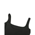 thumbnail image 6 of Caoirhny Women's Sleeveless Romper, Casual Square Neck Solid Color Bodycon Jumpsuit Shorts, 6 of 9