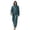 Green, variant on Men'S Hooded Thobe Robe Traditional Long Sleeve Loungewear With Convenient Side Pockets For Relaxation