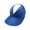 Blue, variant on Women's UPF 50+ Sun Visor Hat, Twisted Design Wide Brim UV Protection Ponytail Cap, Lightweight Foldable Beach Hat for Golf Hiking Outdoor Activities Sport, Red