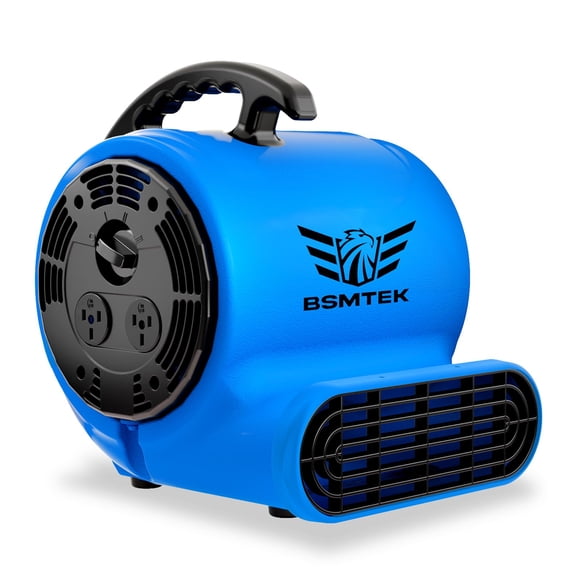 Ventilador Air Mover BSMTEK, cable de 1/3 HP, 1200 CFM, 3 velocidades, 10 m