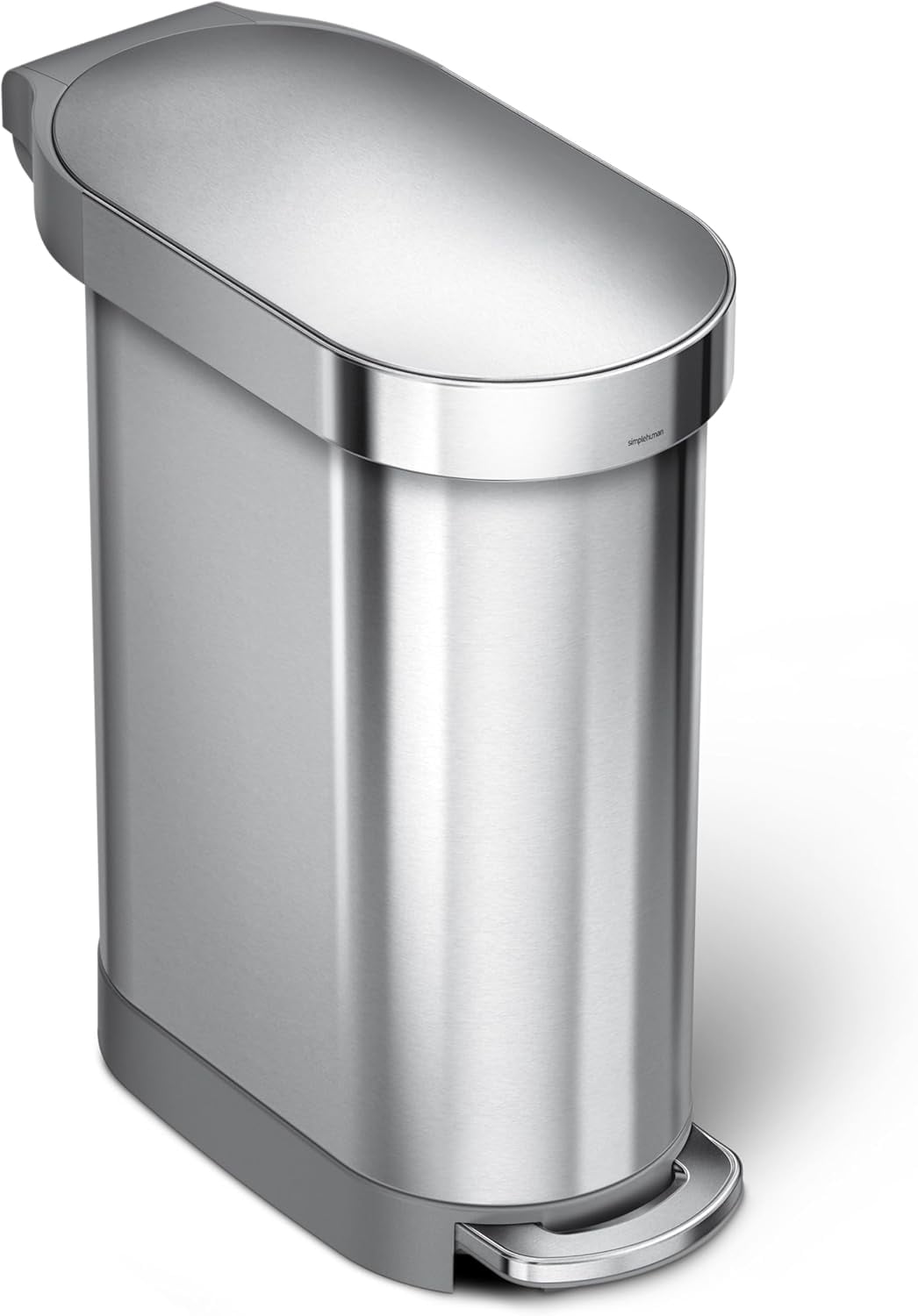 グレー　HUMANMADE STEEL TRASH CAN 即完売 simplehuman 58L/15.3G Stainless Steel Dual Compartment Kitchen