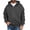 Gray, variant on GrmtClth Mens Plain Quarter Zip Hoodies Soft WarmFabric Half Zip Neck Hooded Sweatshirt Long Sleeve Convenient Storage Pocket Tops Gray M