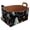 Multicolor 3, variant on Halloween Ghosts Q Storage Basket Collapsible Storage Bin, PU Foldable Basket Convenient Box Storage Organizer with Handles for Shelves Office Bedroom Closet Nursery Toys Laundry