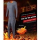 thumbnail image 2 of Men Women Heated Underwear Top with Pants Set Washable USB Charging Electric Thermal Heating Insulated Clothes with 3 Level Temperature Setting Cold-Proof Underwear Outdoor Winter Heating, 2 of 5