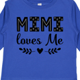 thumbnail image 4 of Inktastic Mimi Loves Me Baby Clothes Girl Girls Long Sleeve Toddler T-Shirt, 4 of 5