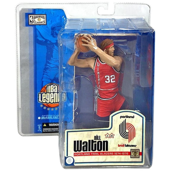 McFarlane NBA Sports Picks Legends Series 1 Bill Walton Action Figure [Red Jersey]
