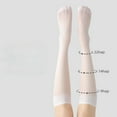thumbnail image 3 of CoCozhu Sheer Knee High Stockings 20D Black Knee High Socks with Reinforced Toe Elastic Soft Nylon Socks for Women Girls, 3 of 7