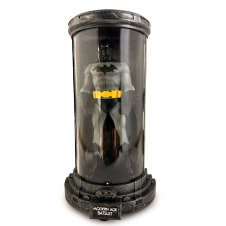 The Bradford Exchange Batman Decades of the Dark Knight Issue #3: Modern Age with LED Lights Iconic Batsuits Timeline Display Sculpture 7-Inches