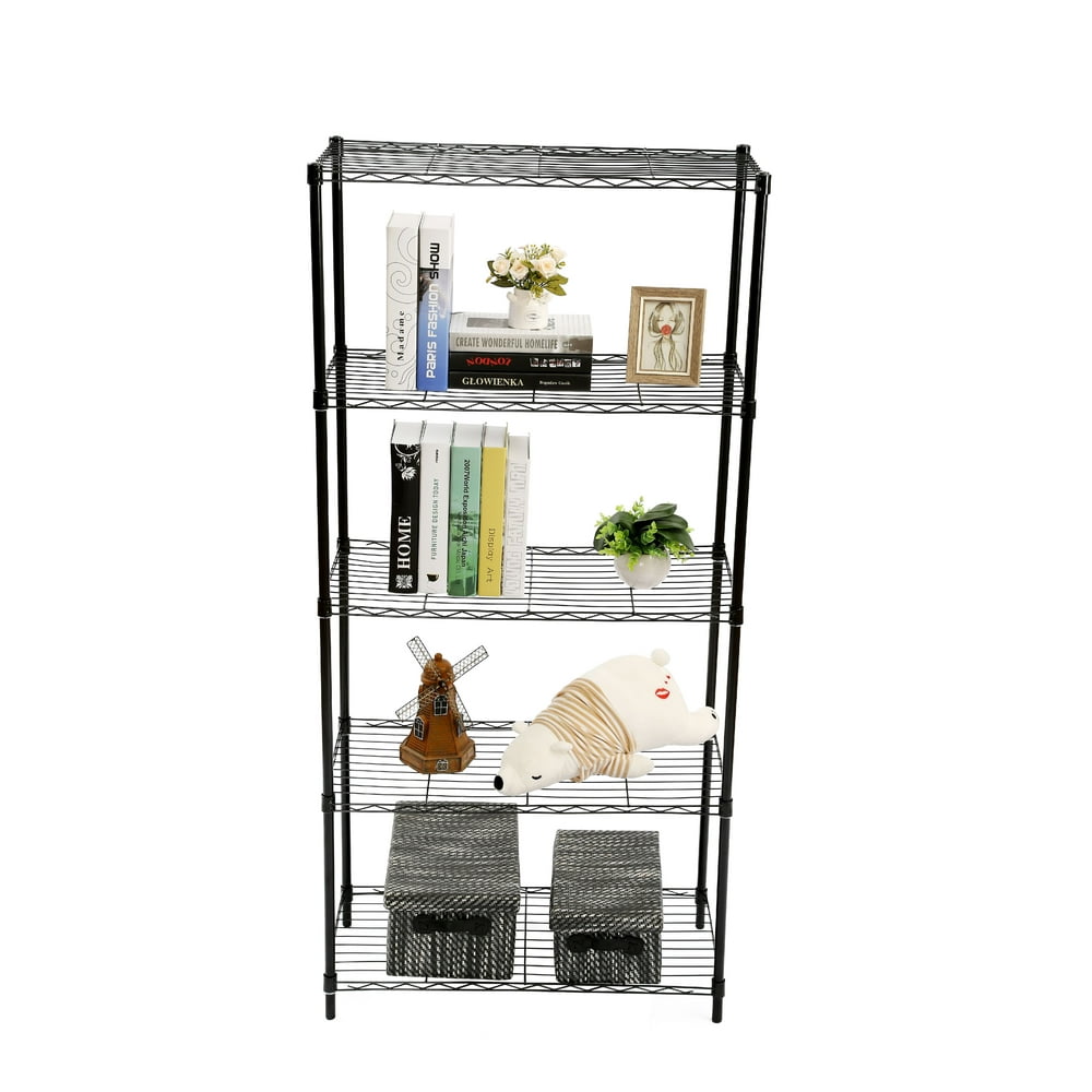 Home Basics 4tier Wide Steel Wire Shelf